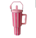 PINK STRIPES TUMBLER