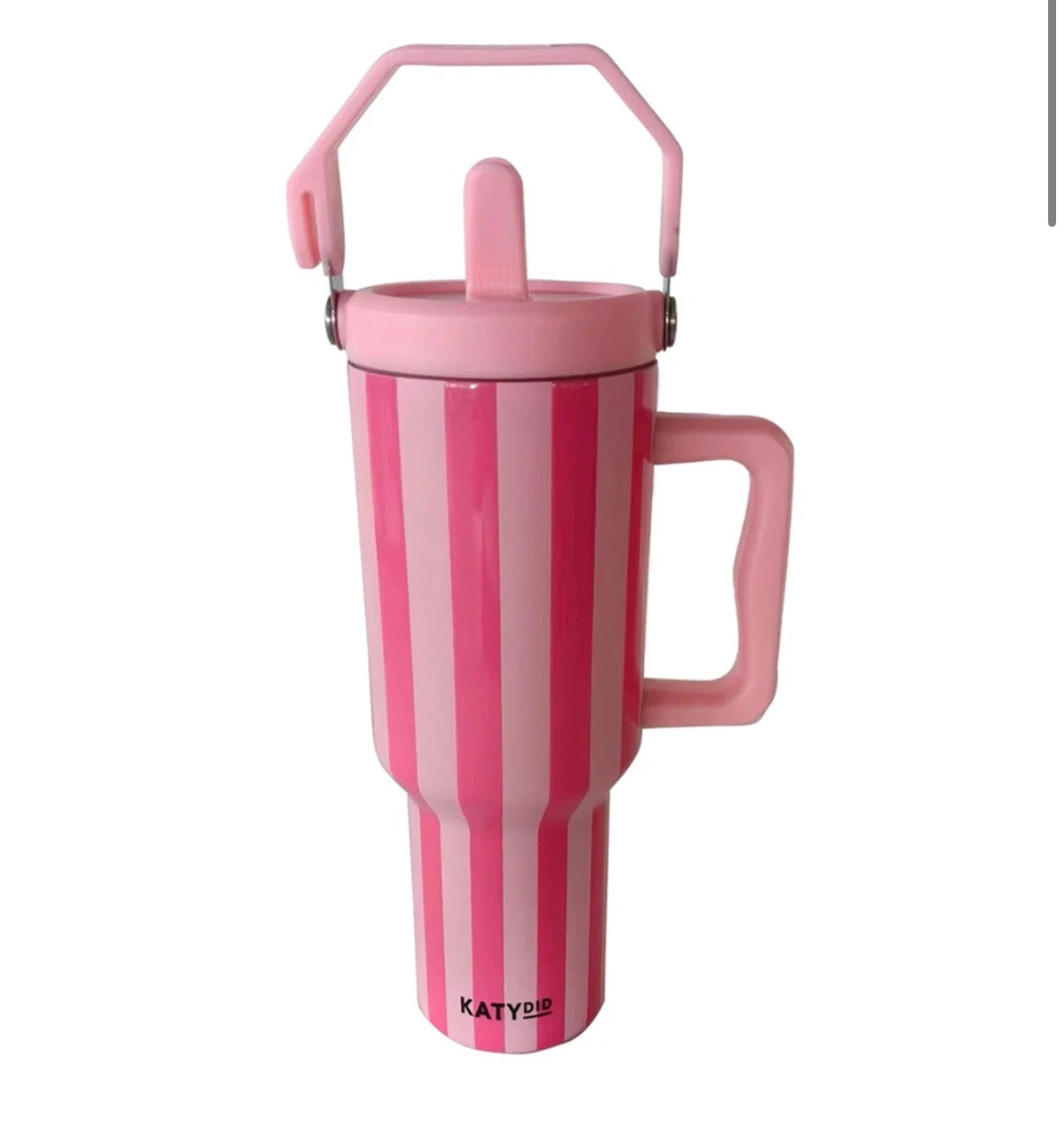 PINK STRIPES TUMBLER