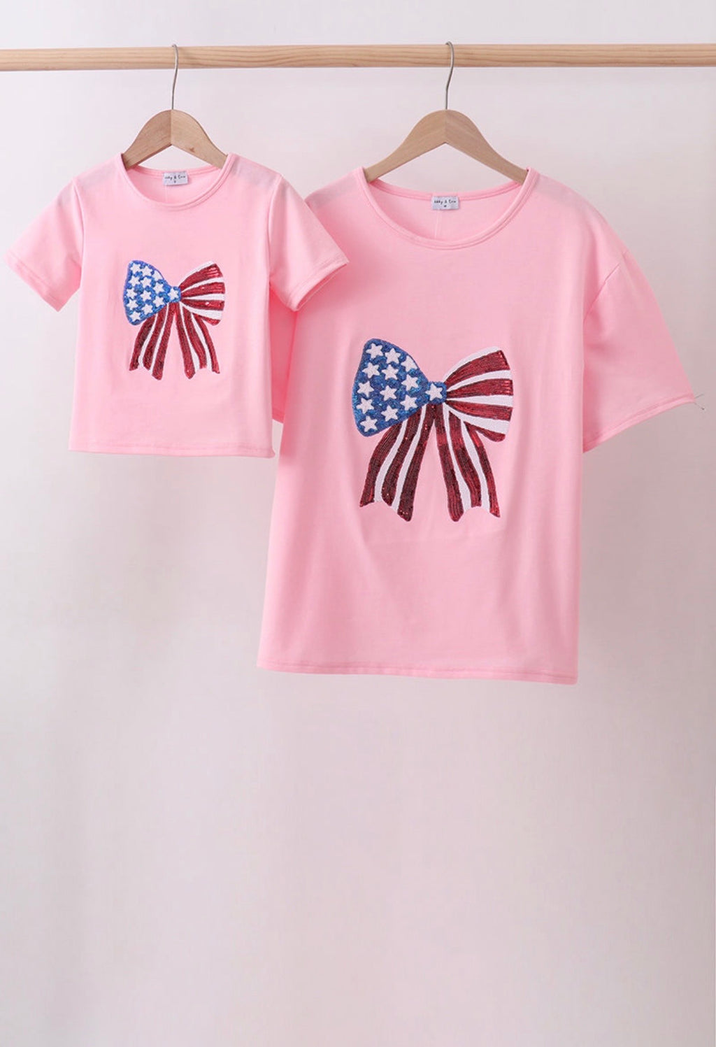 MINI Sequin Bow Mama & Me T-Shirt