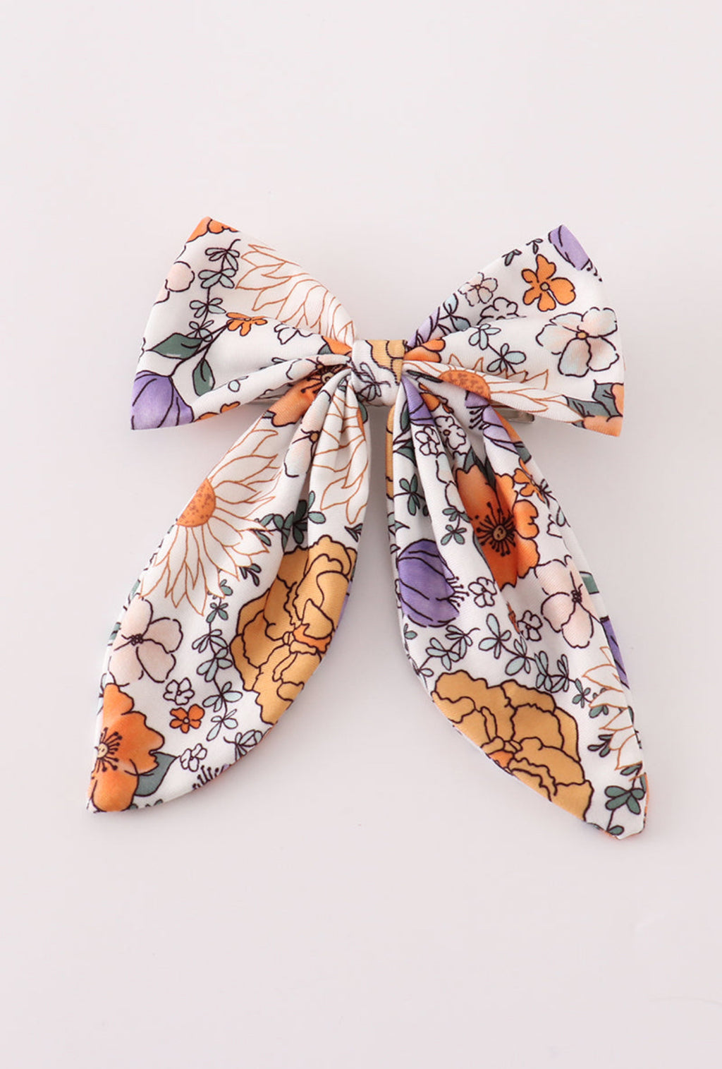 Multi-colored Floral Bow